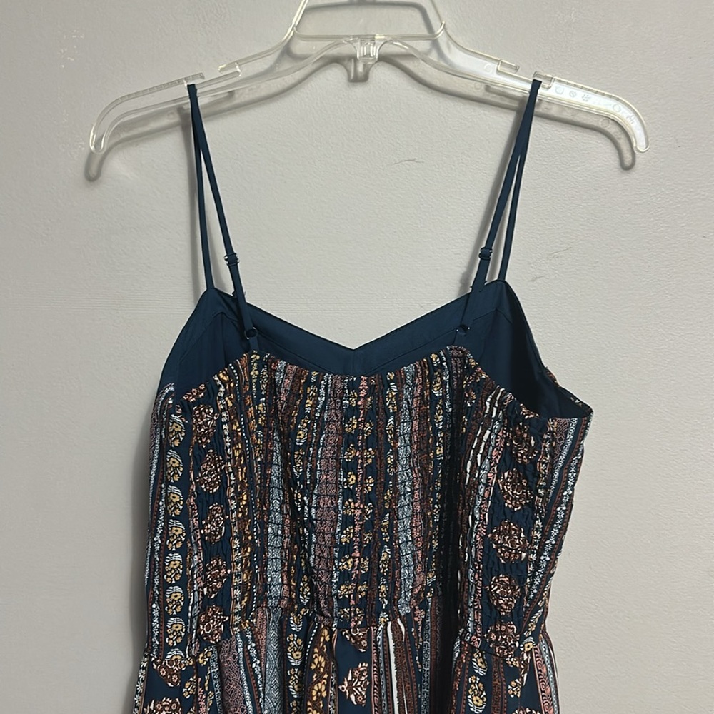 Xhilaration Bohemian Maxi Dress Multicolor Size XL Boho Y2K Hippie Festival - Picture 3 of 6